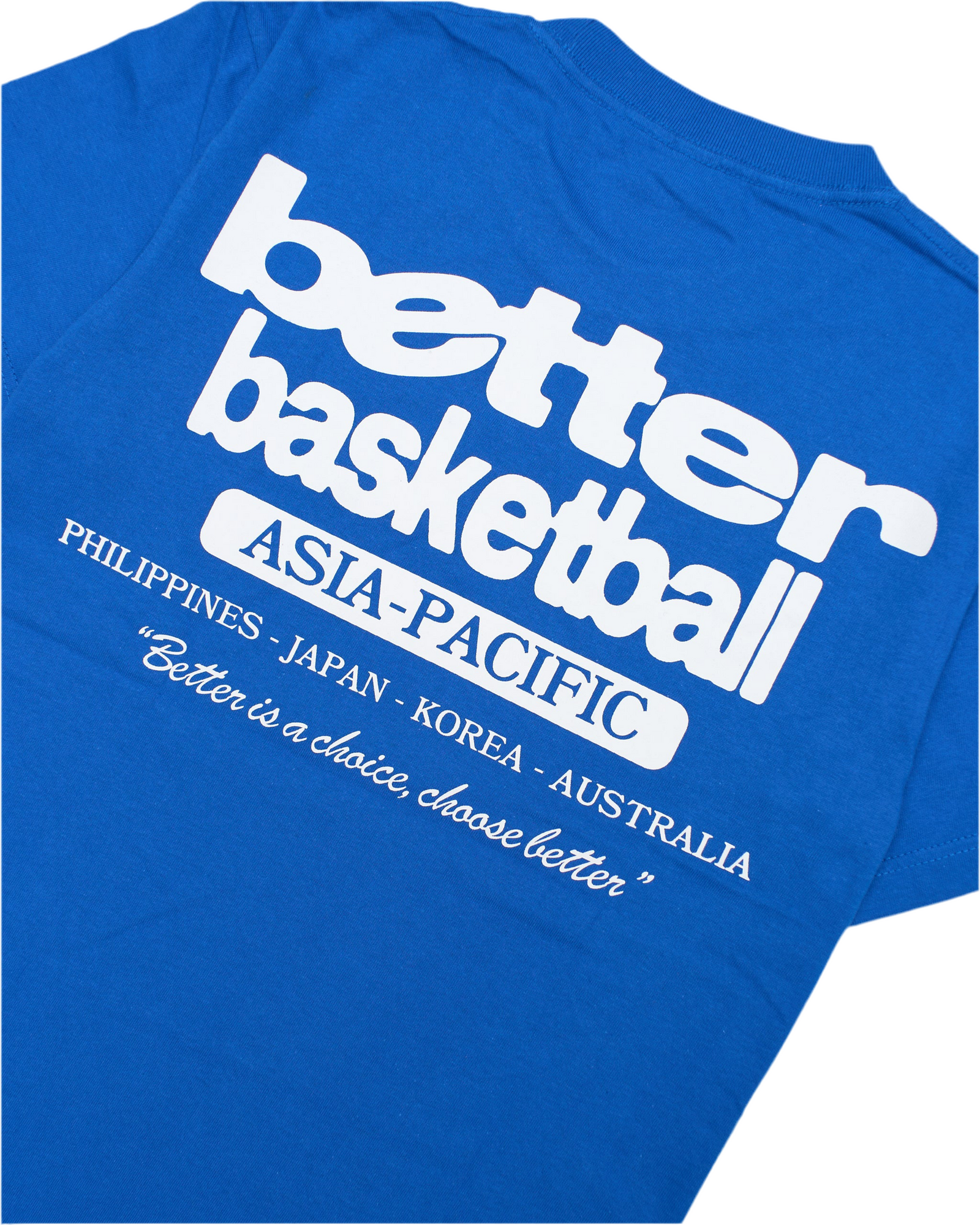 Better Basketball Asia Pacific Tee - Blue