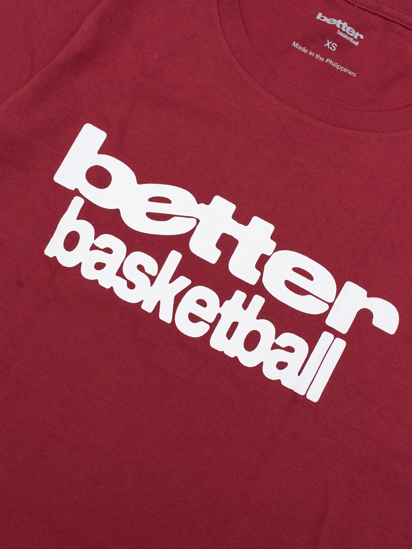 BETTER BASKETBALL - HERITAGE TEE [MAROON]