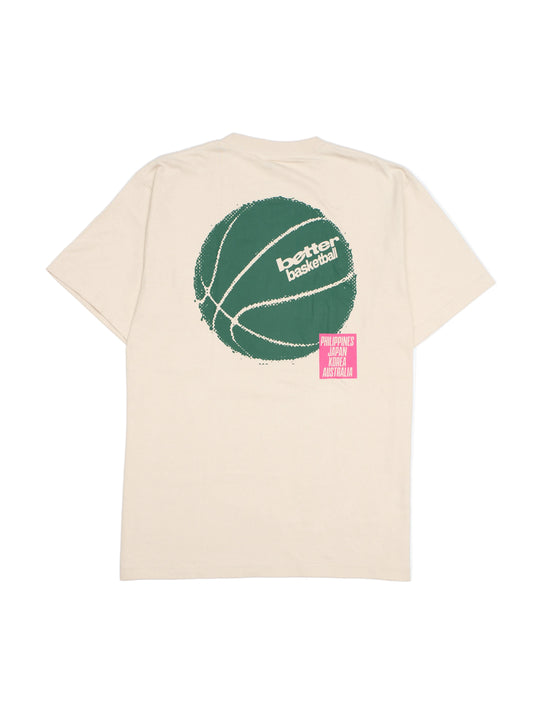 Better Basketball Logo Tee - Beige