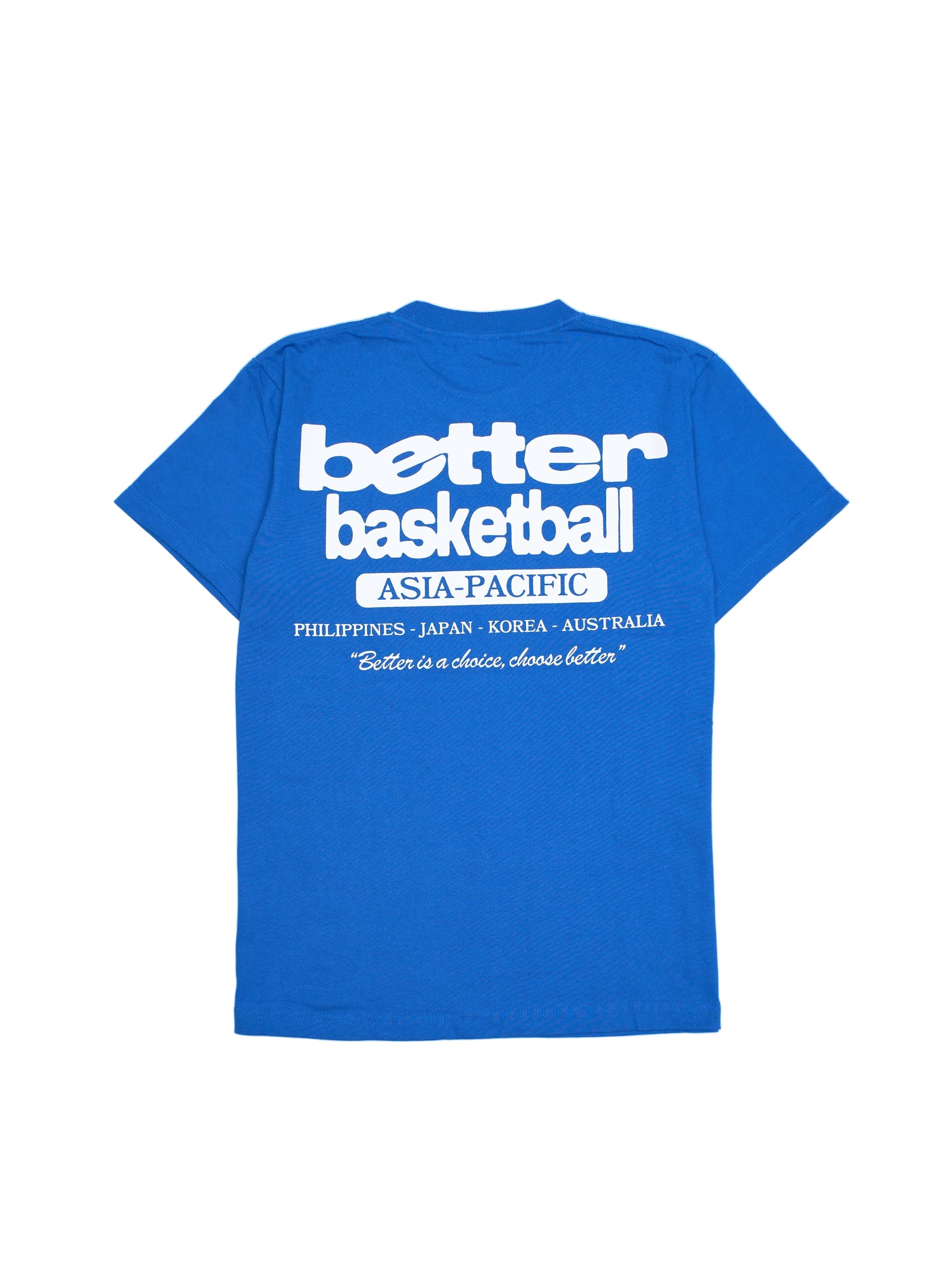Better Basketball Asia Pacific Tee - Blue