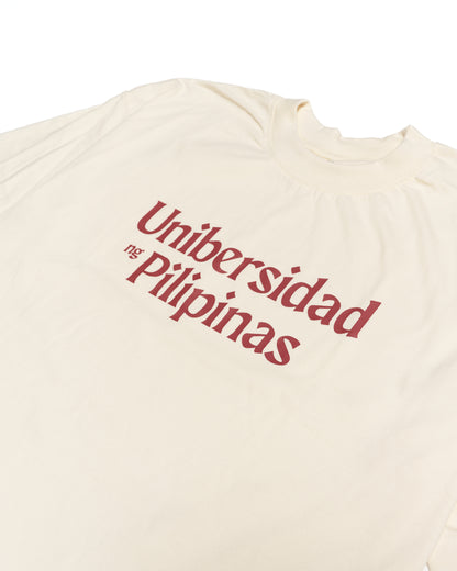 Archive 87 UP Native Script Tee - Cream