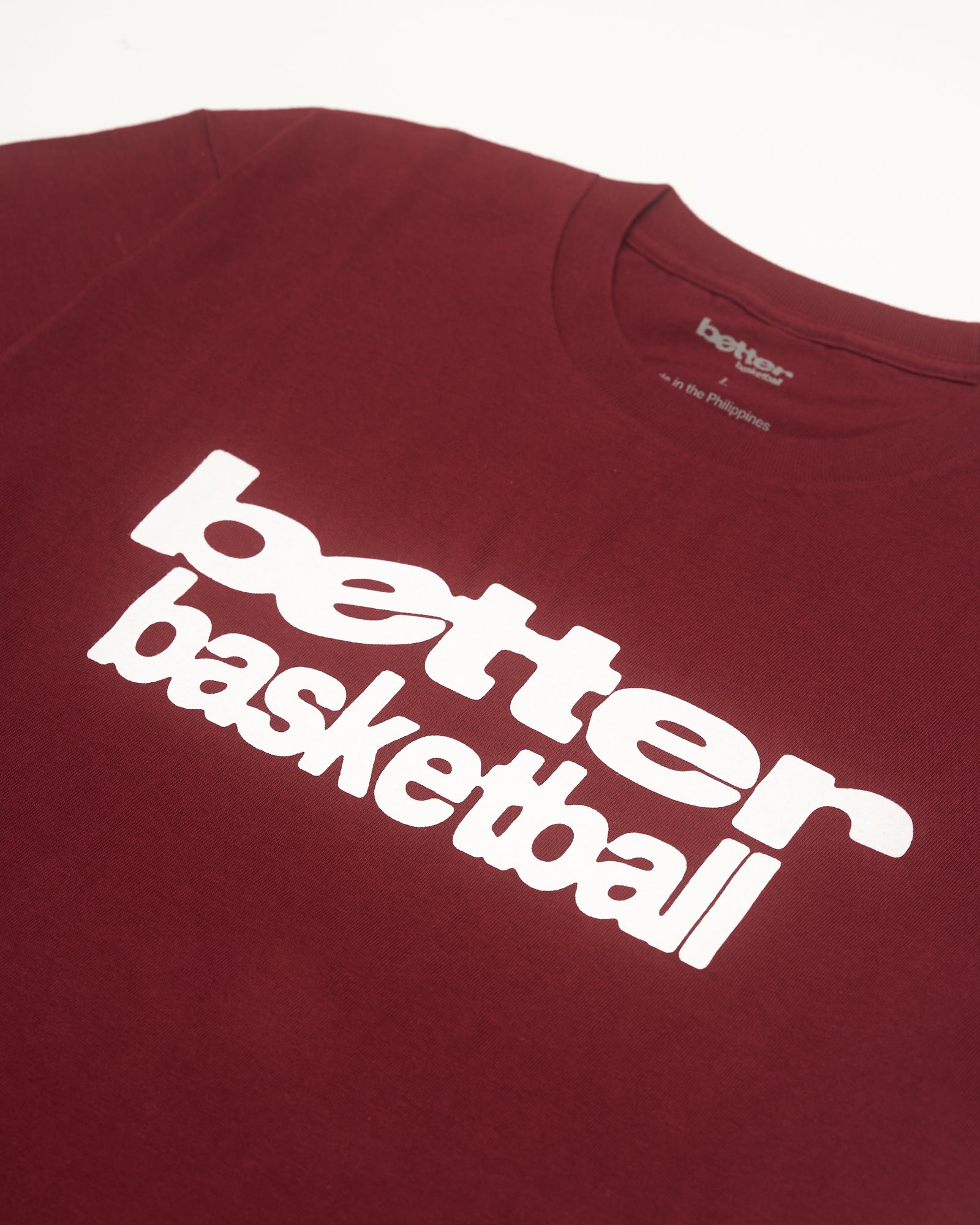 Better Basketball Heritage Tee - Maroon
