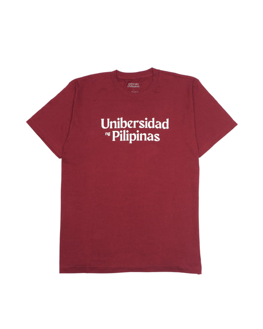 UP Native Script Tee - Maroon