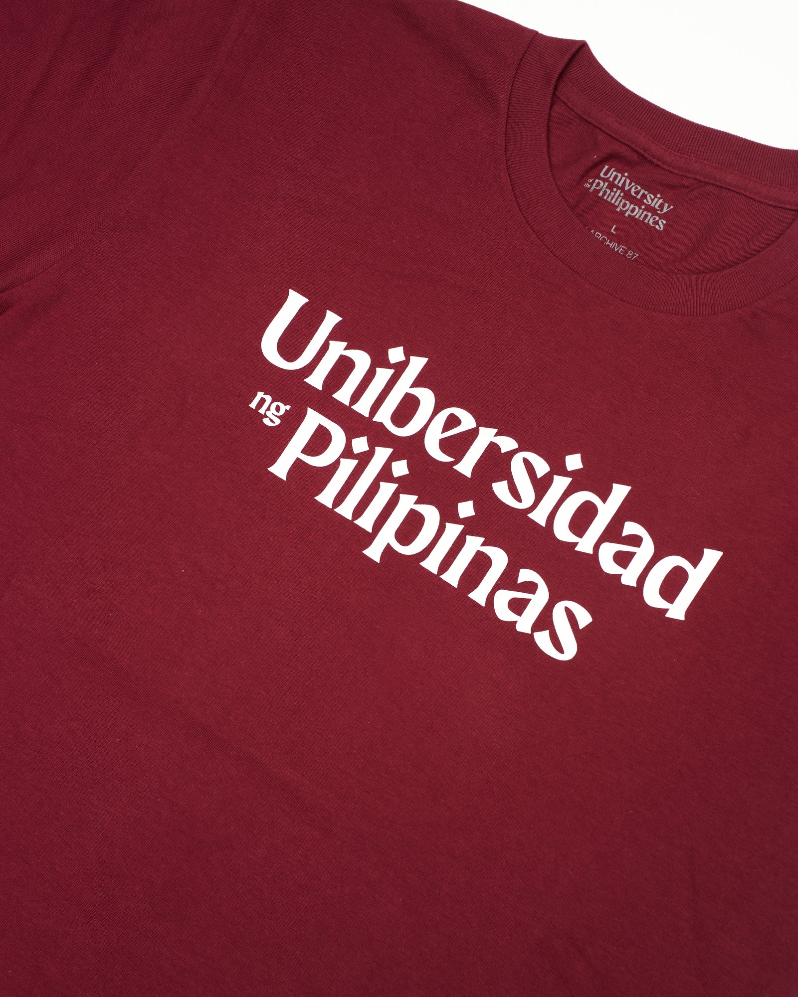 UP Native Script Tee - Maroon