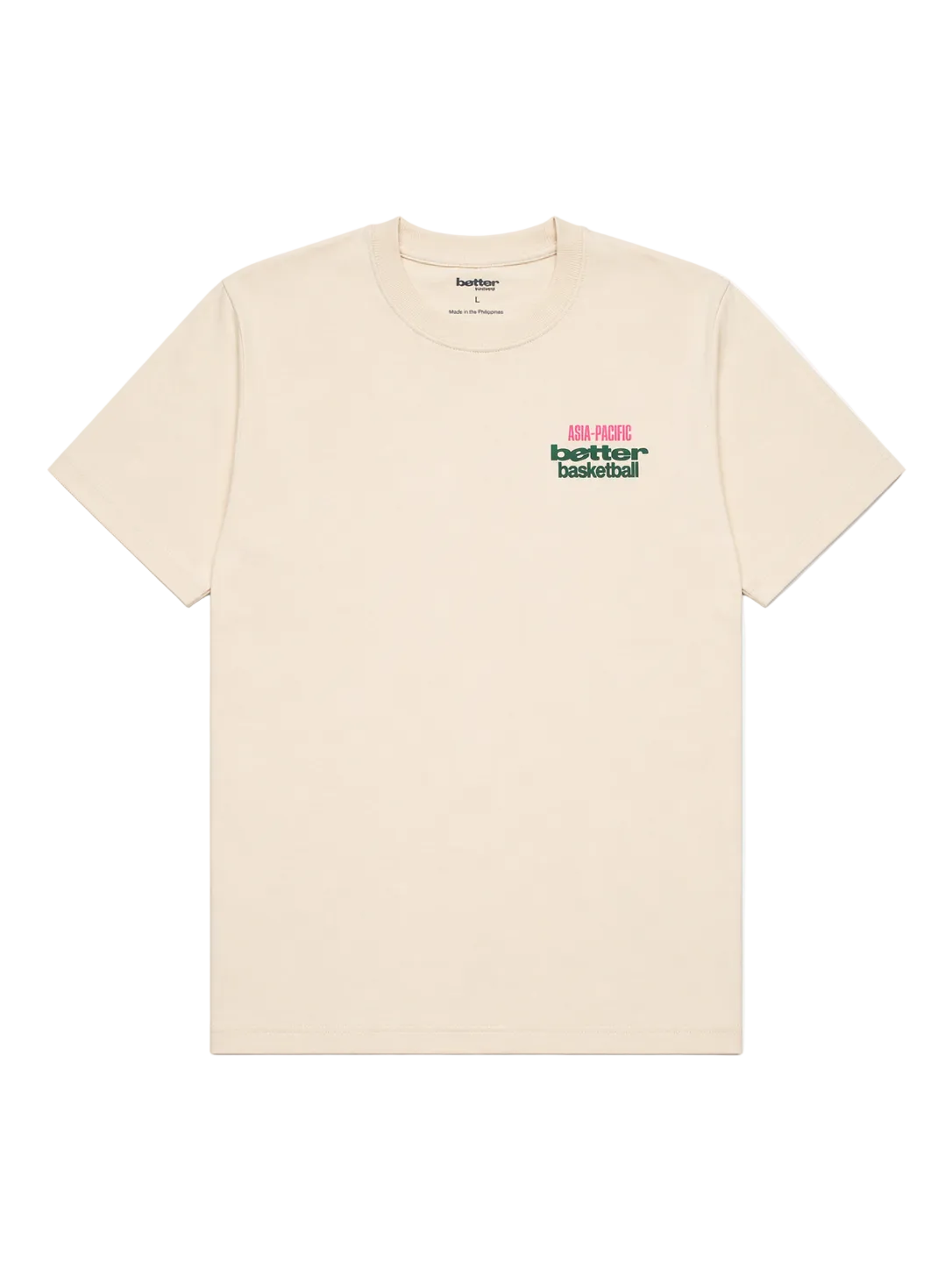 Better Basketball Logo Tee - Beige