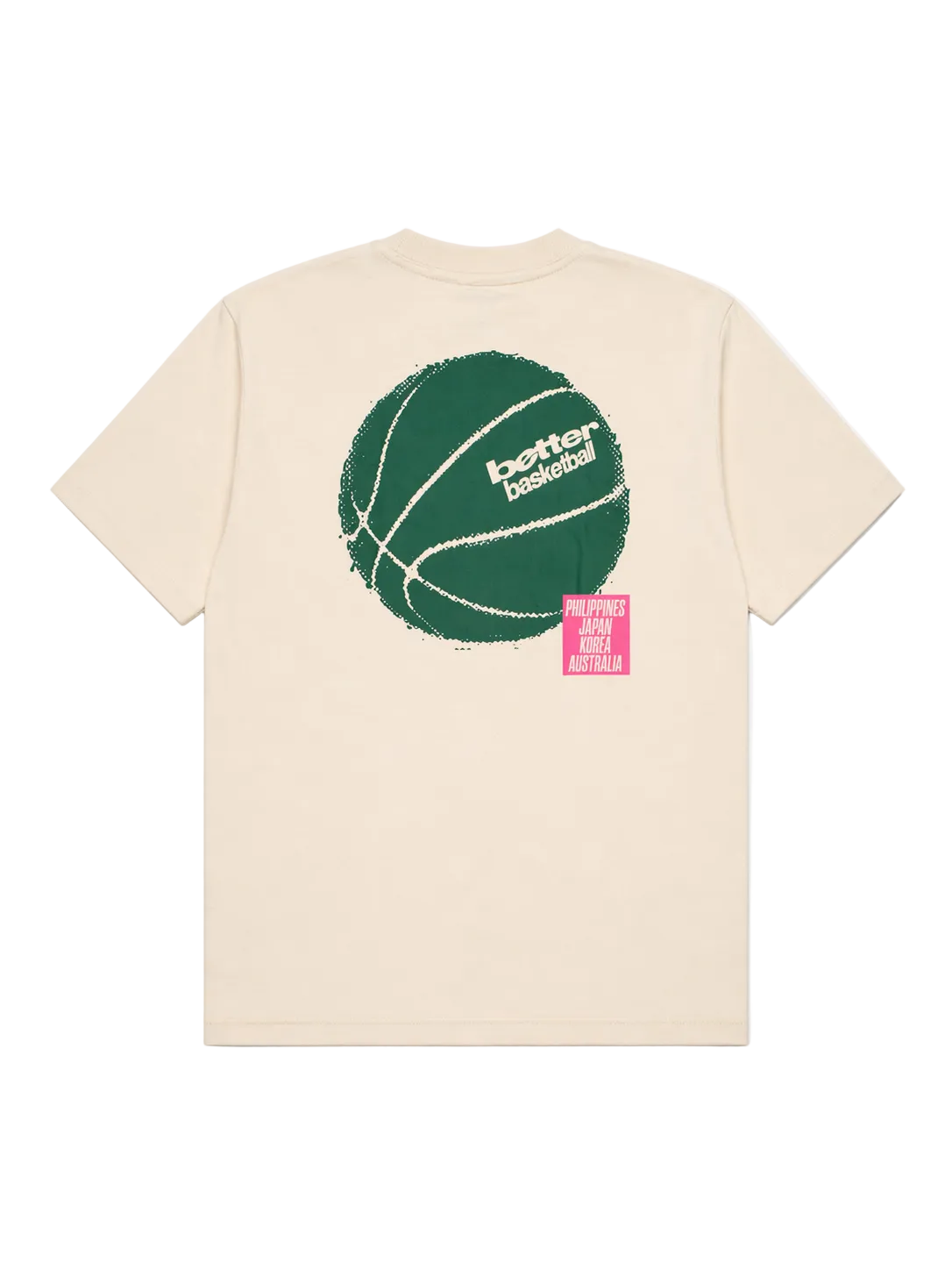 Better Basketball Logo Tee - Beige