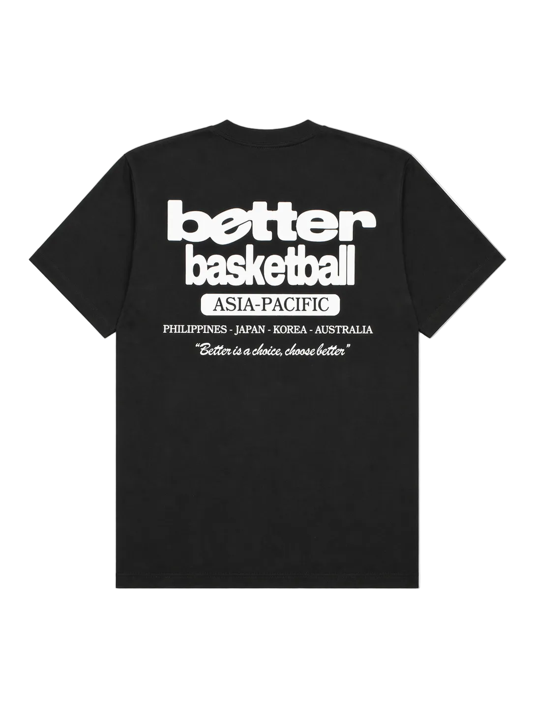 Better Basketball Asia Pacific Tee - Black