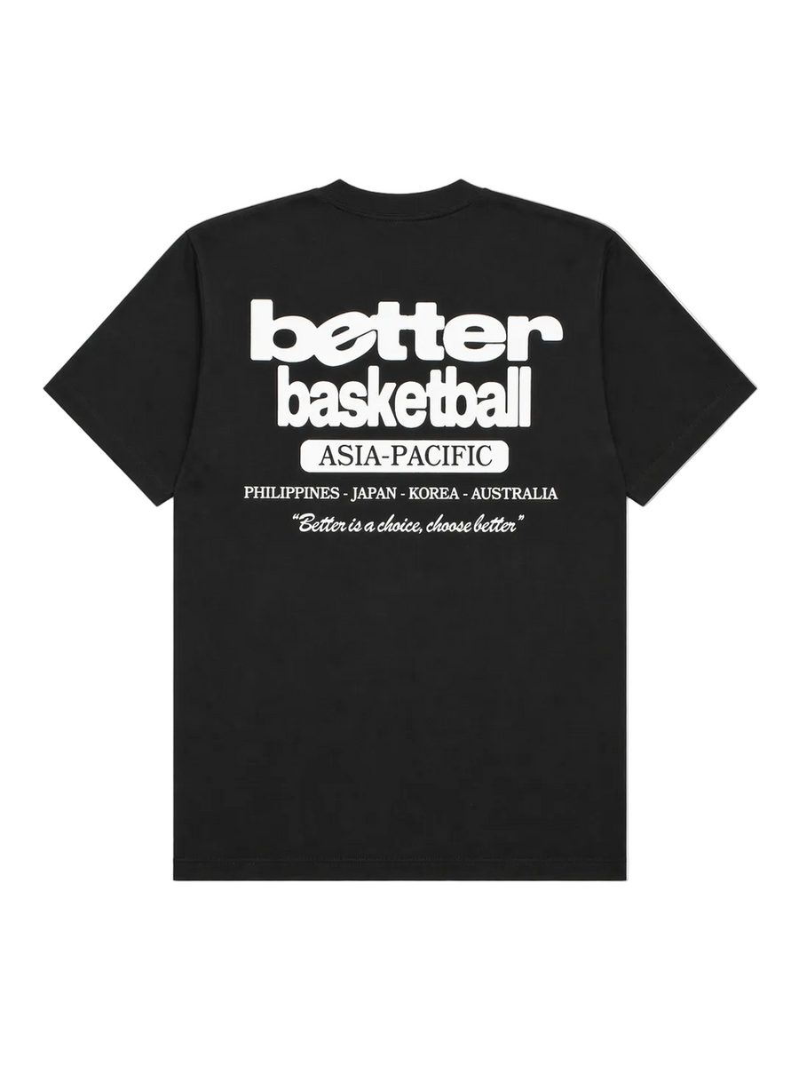 Better Basketball Asia Pacific Tee - Black