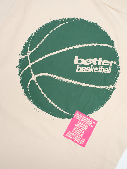BETTER BASKETBALL - LOGO TEE [BEIGE]